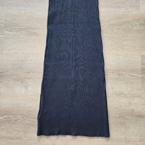 NWT Calvin Klein Women’s Cotton Rib V-Neck Button Dress Medium $99 New With Tags - Picture 13 of 17